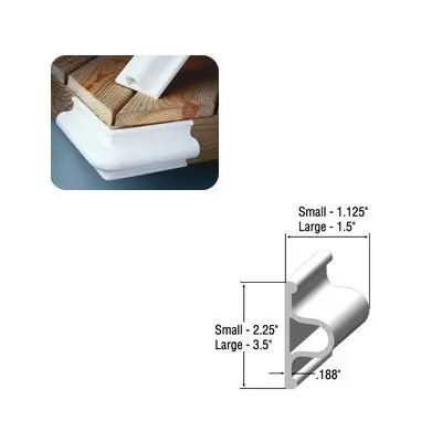 High Quality Rubber Dock Edging by Taylor Made, "D" Profile Corner Guard