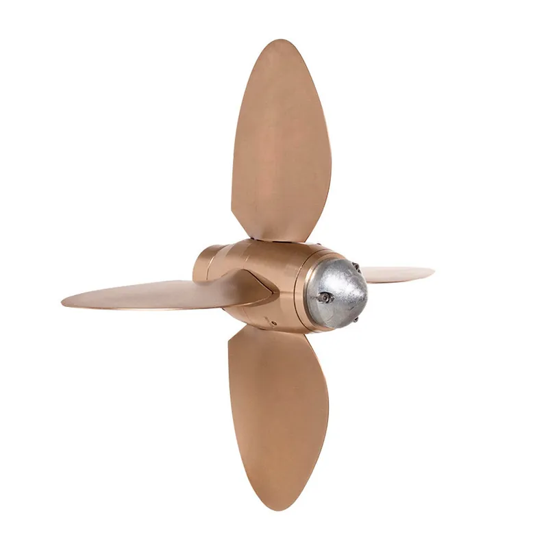 Max-Prop Propeller - Easy 4 Blades (Stainless Steel) w/ Shaft: 1 1/2 to 1 3/4 in (38.1 to 44.4 mm) - Blade Dia: 21 in (533.4 mm) (11-0421) Modern