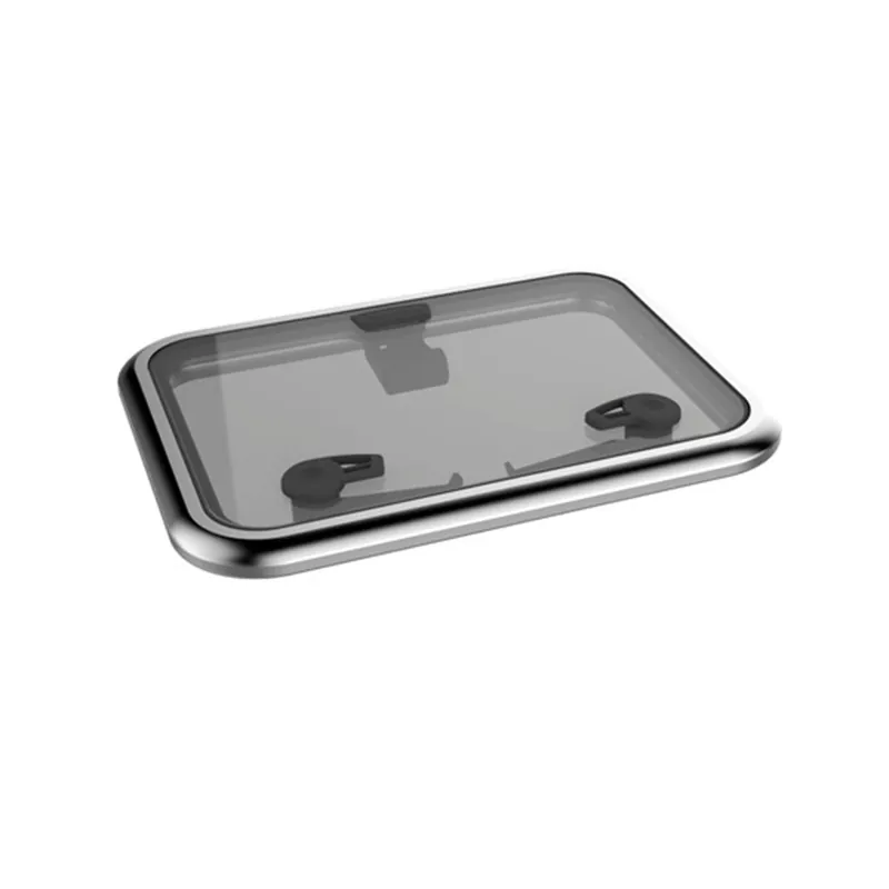Lewmar Medium Profile Hatch Size 44 - Cut Out: 44.2 x 44.2 cm (17 3/8 x 17 3/8 in) - White Acrylic / Silver Frame (39944320) Same Day Shipping