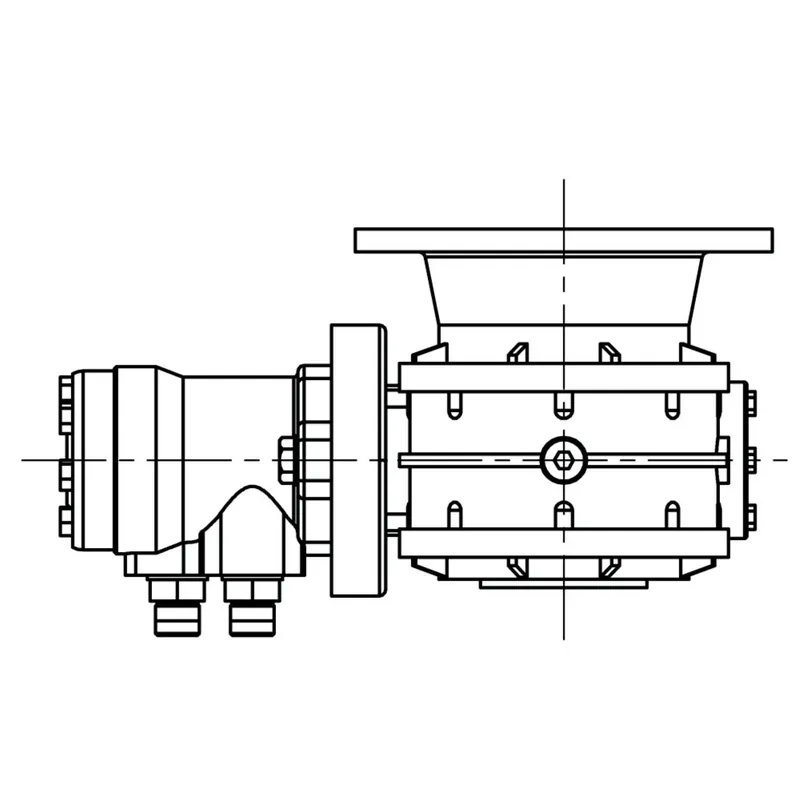 Professional Grade Lewmar V6 Hydraulic Motor Gearbox (69000408)