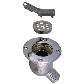 Don’t Miss Out Perko 0142002CHR Cockpit Scupper with Ckeck Ball 3 3/4