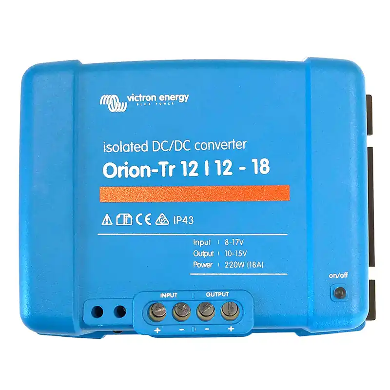 Victron Orion-TR DC-DC Converter - 12 VDC to 12 VDC - 18AMP Isolated Fresh Stock