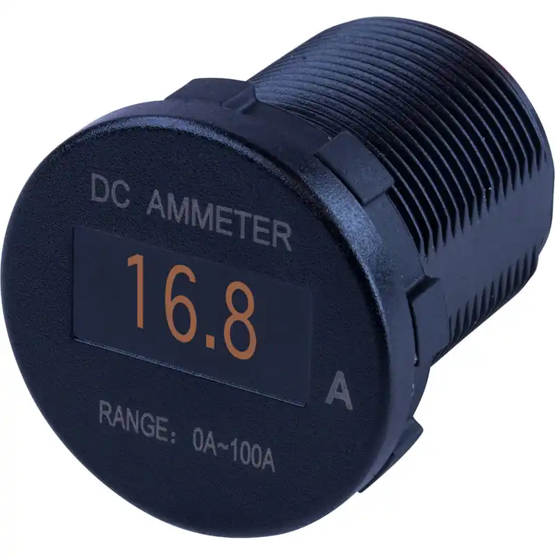 Sea-Dog Round OLED DC Amp Meter - 0 Amp-100 Amp Weekend Sale