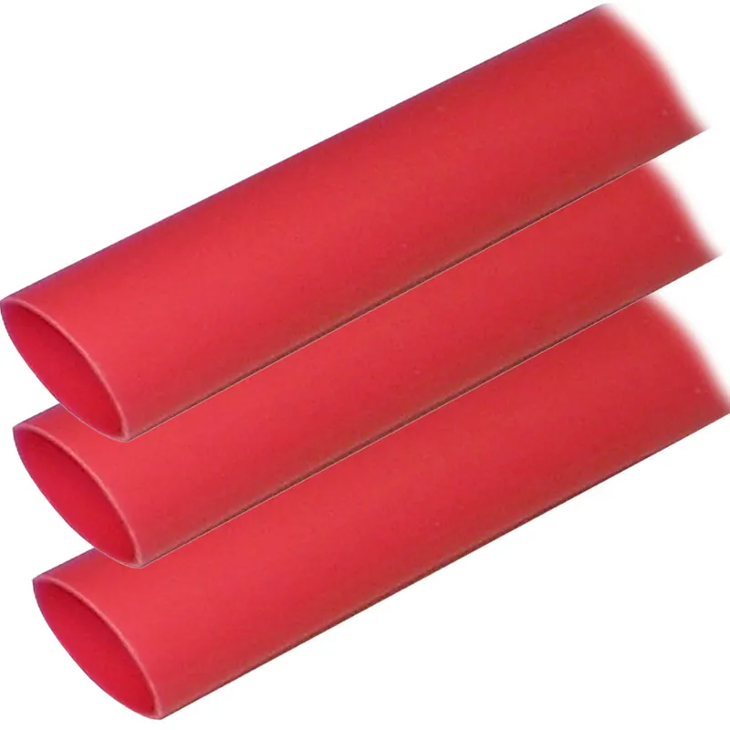 Shop Now Ancor Adhesive Lined Heat Shrink Tubing (ALT) - 1" x 12" - 3-Pack - Red