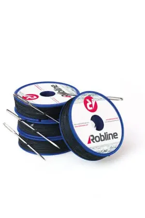 Robline Waxed Whipping Twine Kit w/ Needle 0.8mm White Hot Picks