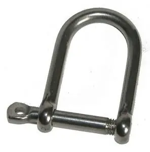 Gloma Ex Wide "D" 3/8" Shackle Break Load 11440 lb Grab Now