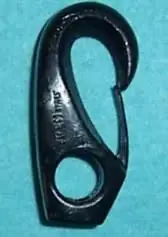 Clip Hook 1/4" Black Direct From Manufacturer