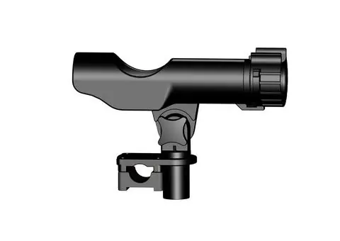 Rod Holder Square Rail Mount CLEARANCE Money Back Guarantee