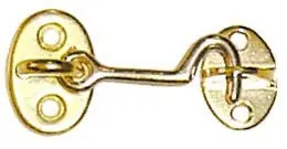 Door Hook 2" Brass XX Brand New