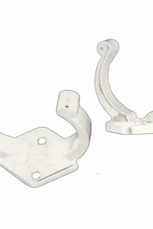 Top Rated Beckson Plastic Holding Clips 1/2" White
