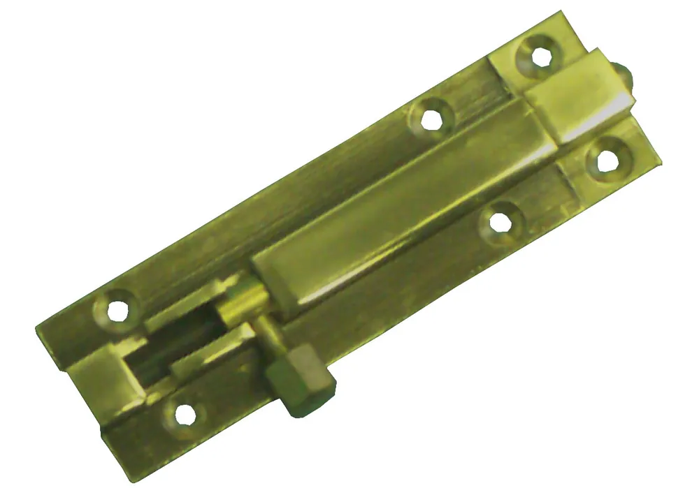 Secure Checkout Brass Barrel Bolt 3"