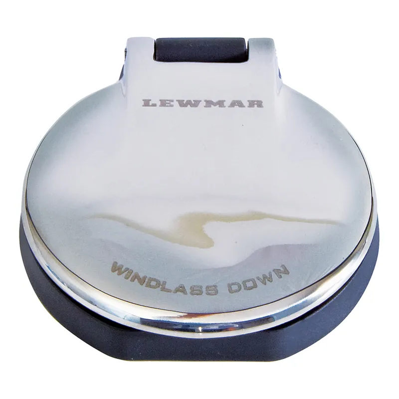 Must Have Lewmar Deck Foot Switch – Windlass Down – Stainless Steel - ConsumerMarineSupply
