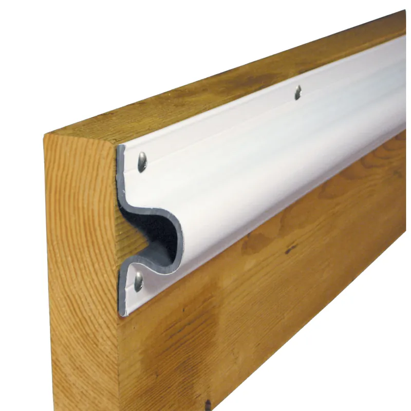 Dock Edge “C” Guard PVC Dock Profile – (4) 6′ Sections – White - ConsumerMarineSupply Exclusive Offer