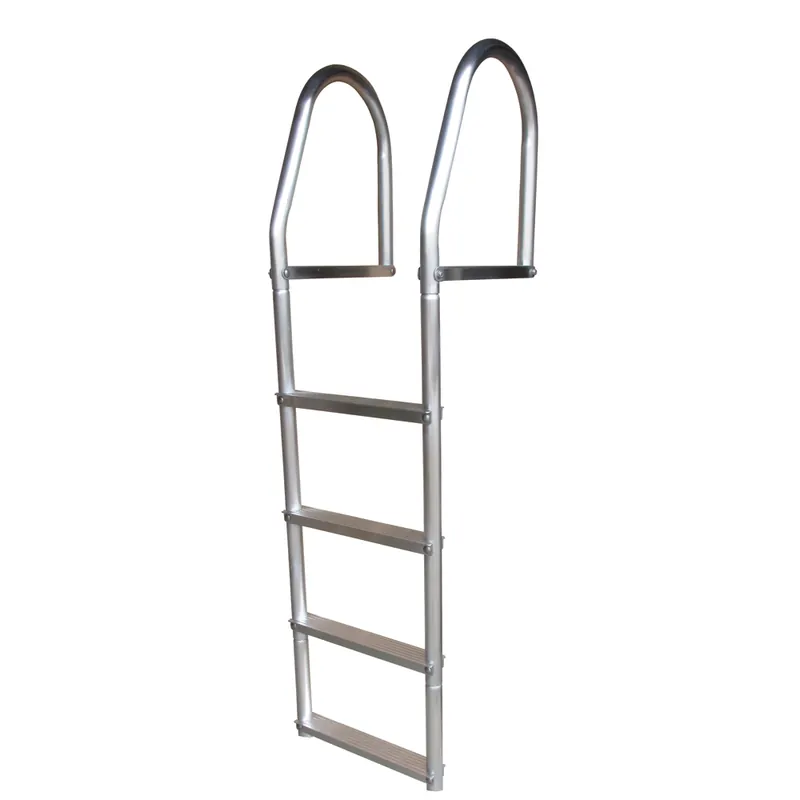 Buy Today Dock Edge Fixed Eco – Weld Free Aluminum 4-Step Dock Ladder - ConsumerMarineSupply