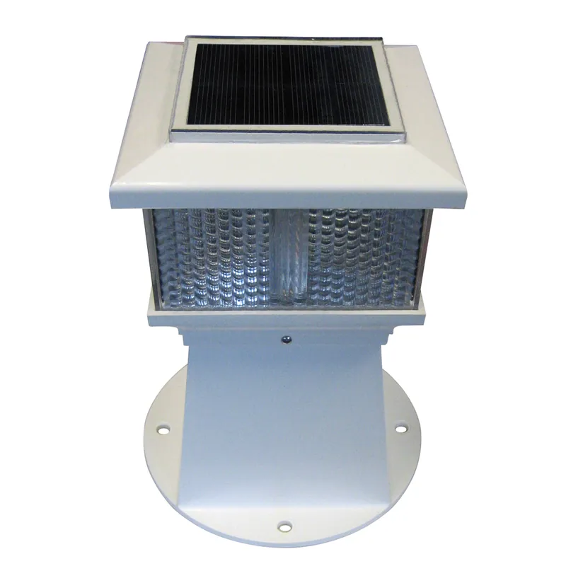 Money Back Guarantee Dock Edge Solar Piling Light - ConsumerMarineSupply