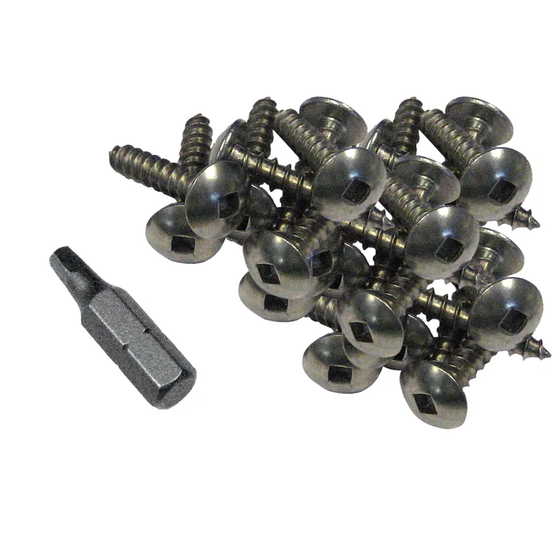 Fast Shipping Dock Edge Stainless Steel Profile Fasteners 100 PCS 1″ - ConsumerMarineSupply