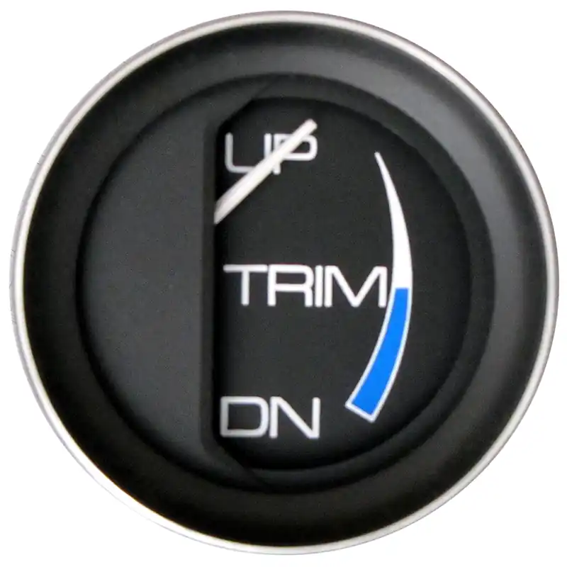 Today Only Faria Coral 2″ Trim Gauge f/Mercury/Mariner/Mercruiser/Volvo DP/Yamaha ('01 & Newer) - ConsumerMarineSupply