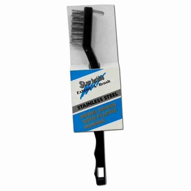 Star Brite - Detail Brush With Plastic Handle & Stainless Steel Same Day Shipping