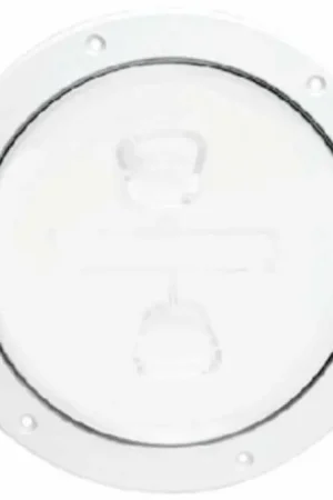 Beckson - 4" White Screw-In Deck Plate Viral