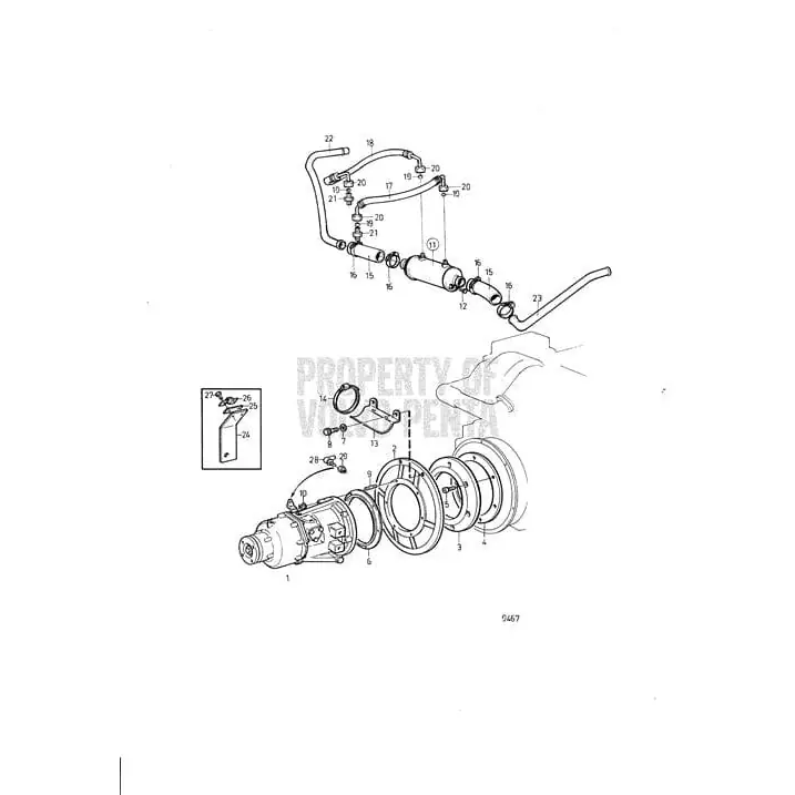 Worldwide Shipping Volvo Penta Spacer Ring #859566