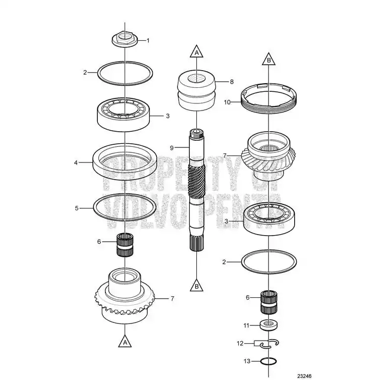 Volvo Penta Spacer Ring #3860273 Factory Price