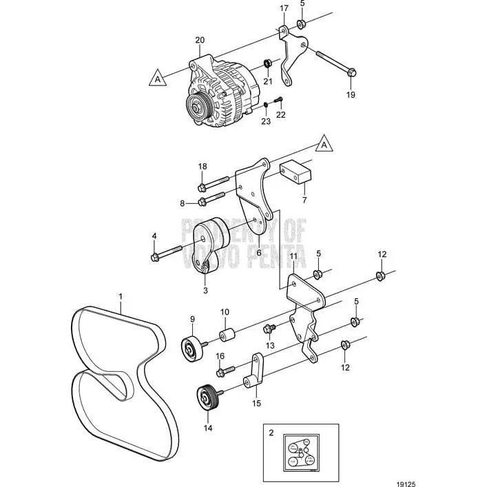 Top Rated Volvo Penta Spacer #3587818