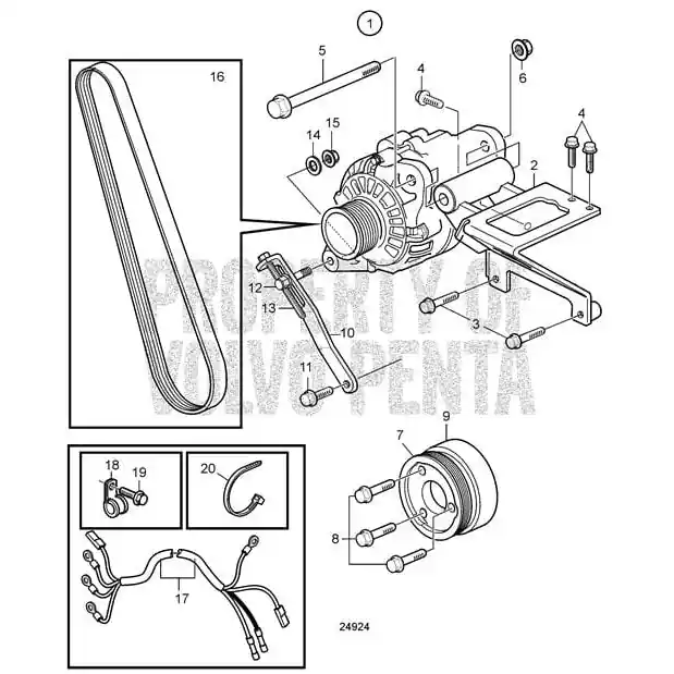 Volvo Penta Spacer #3583572 Modern