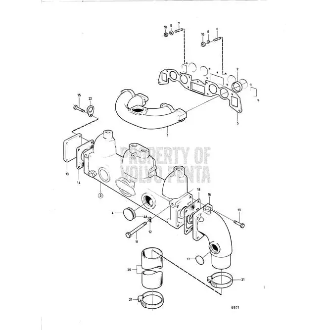 Professional Grade Volvo Penta Stud #953239