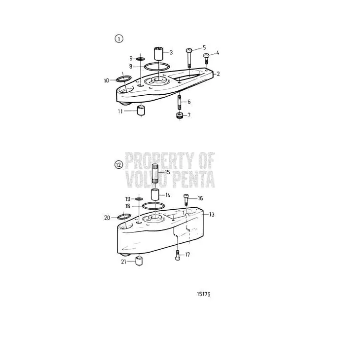 Volvo Penta Stud #943762 Authentic
