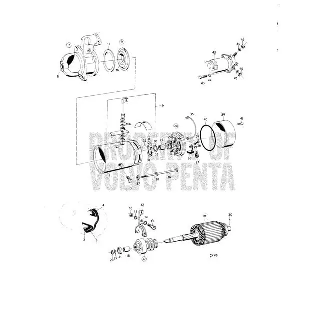 Volvo Penta Stud #3852507 Handmade