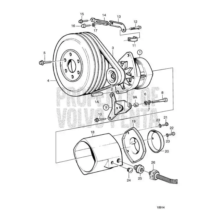 Original Volvo Penta Washer #955896