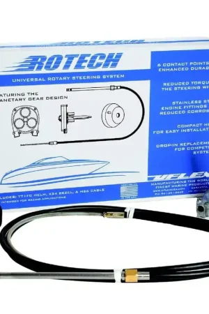 Reduced Price Uflex Rotech 14' Rotary Steering Package Cable Bezel Helm #ROTECH14